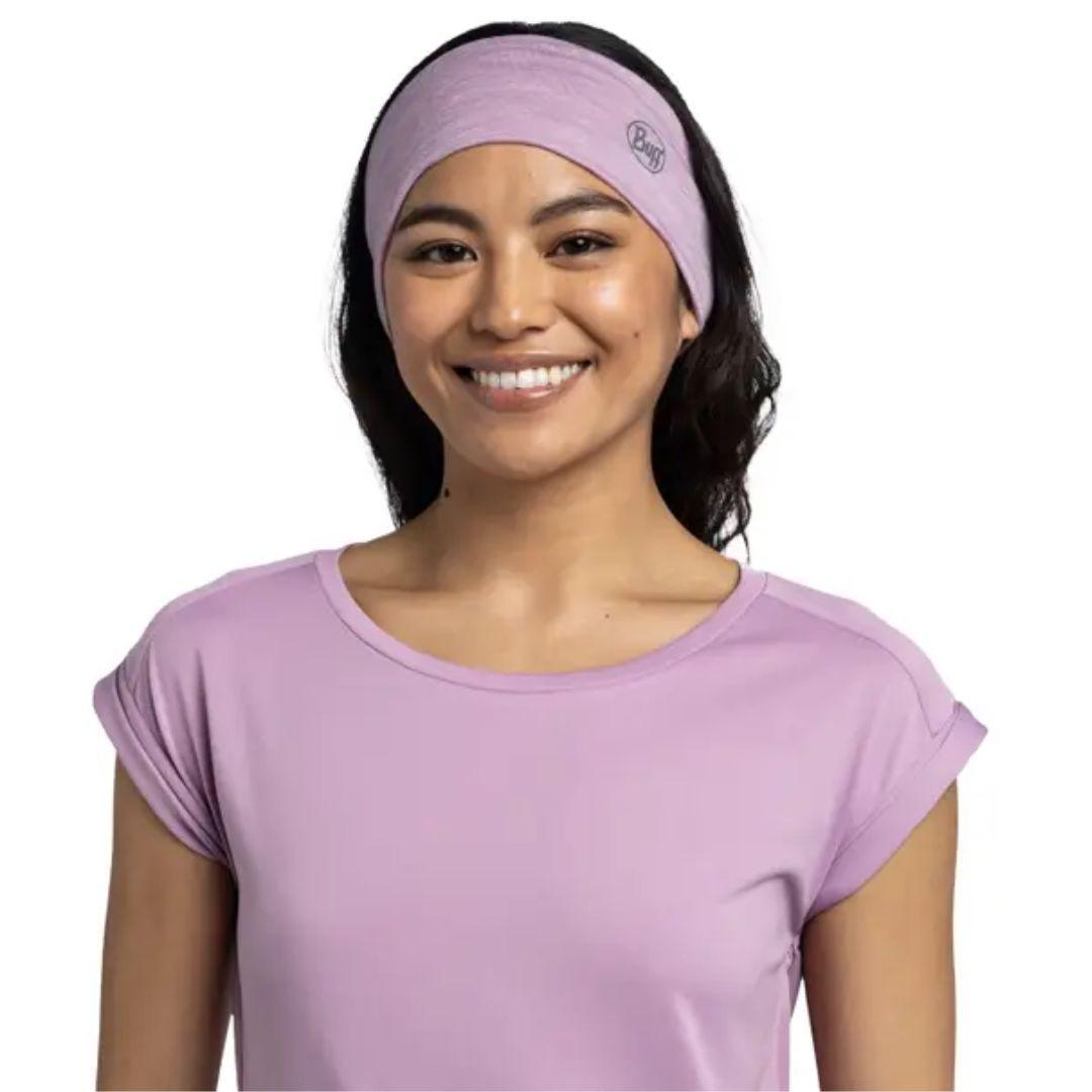 Buff Lightweight Merino Wool Headband - Pansy